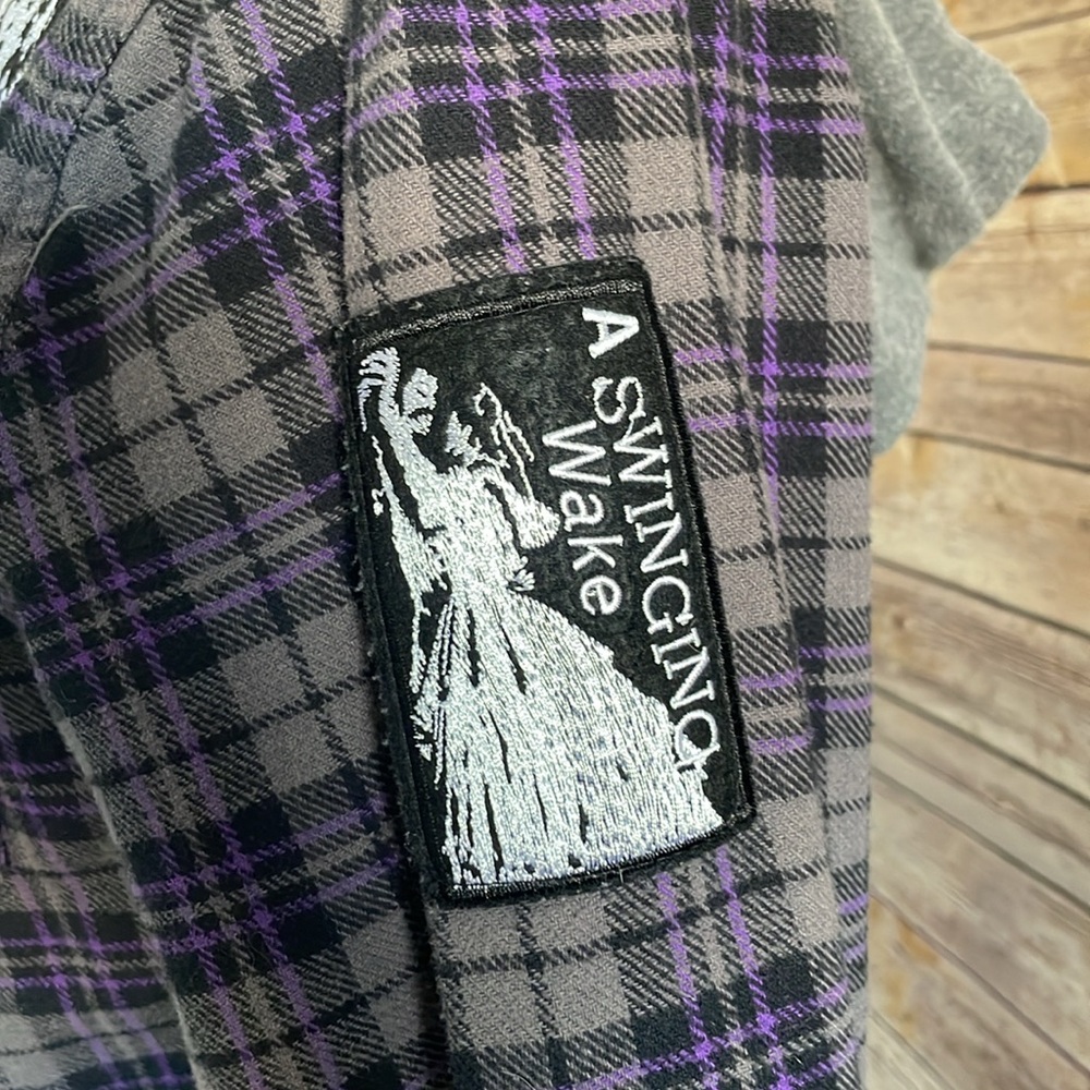 Haunted Mansion Flannel Hoodie - Picture 5 of 6